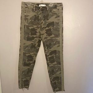 Zara Camo Jeans